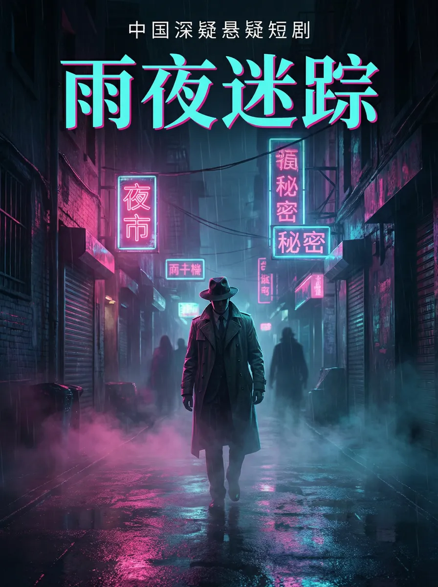 冲田杏梨种子 悬疑追踪短剧 - 雨夜迷踪海报